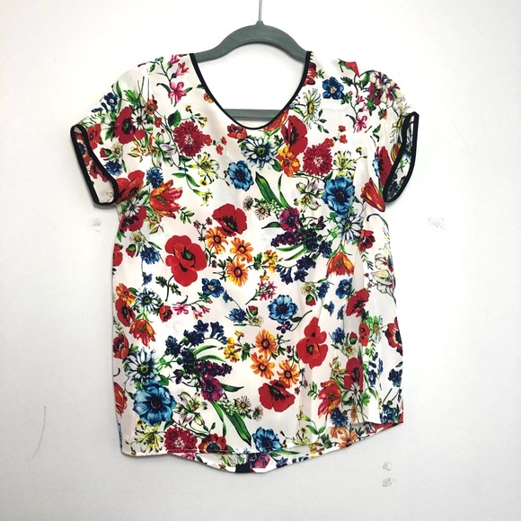 Yumi Kim Tops - Yumi Kim Silk Floral Blouse
